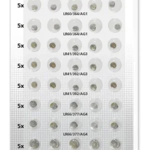Alkaline Knopfzellensortiment 50-teilig Sale